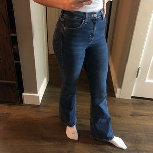 Topshop Jamie flare jeans